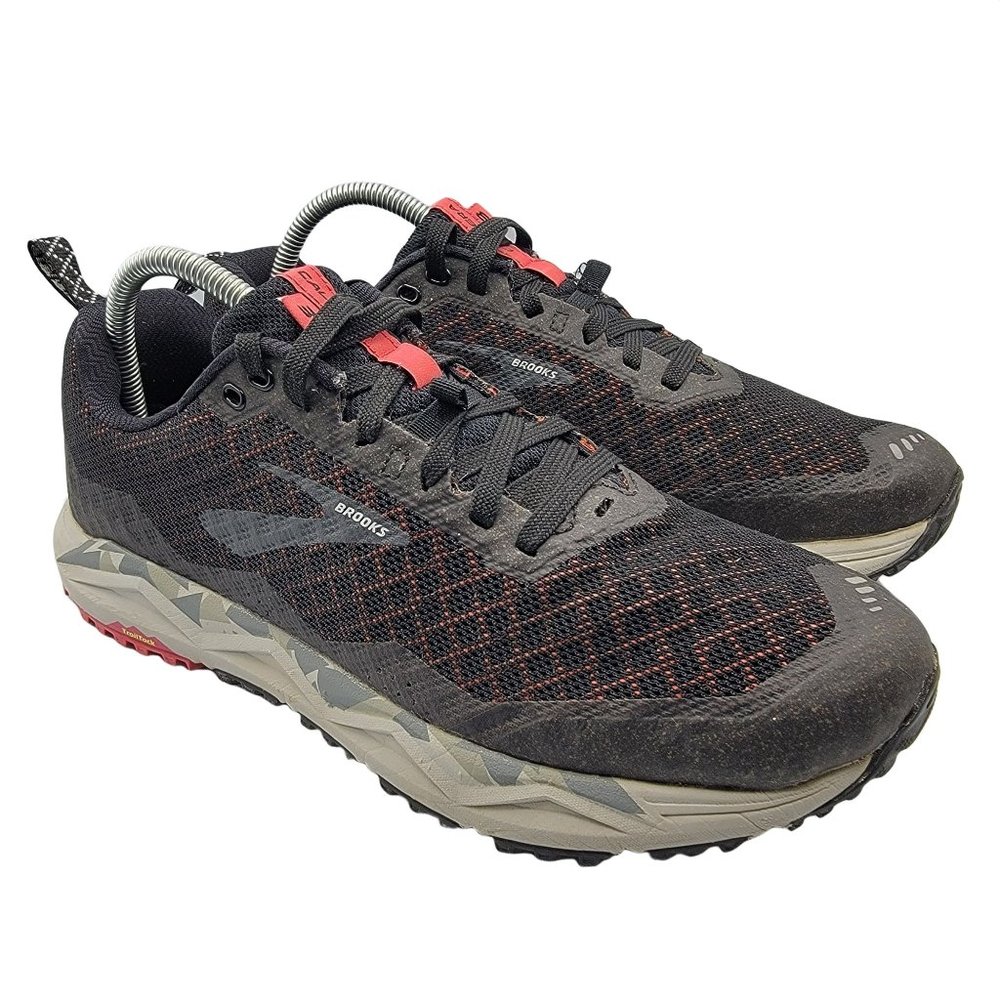 Brooks Caldera 3 Womens 10 Trail Running Shoes Black Hiking - 1202881B092
